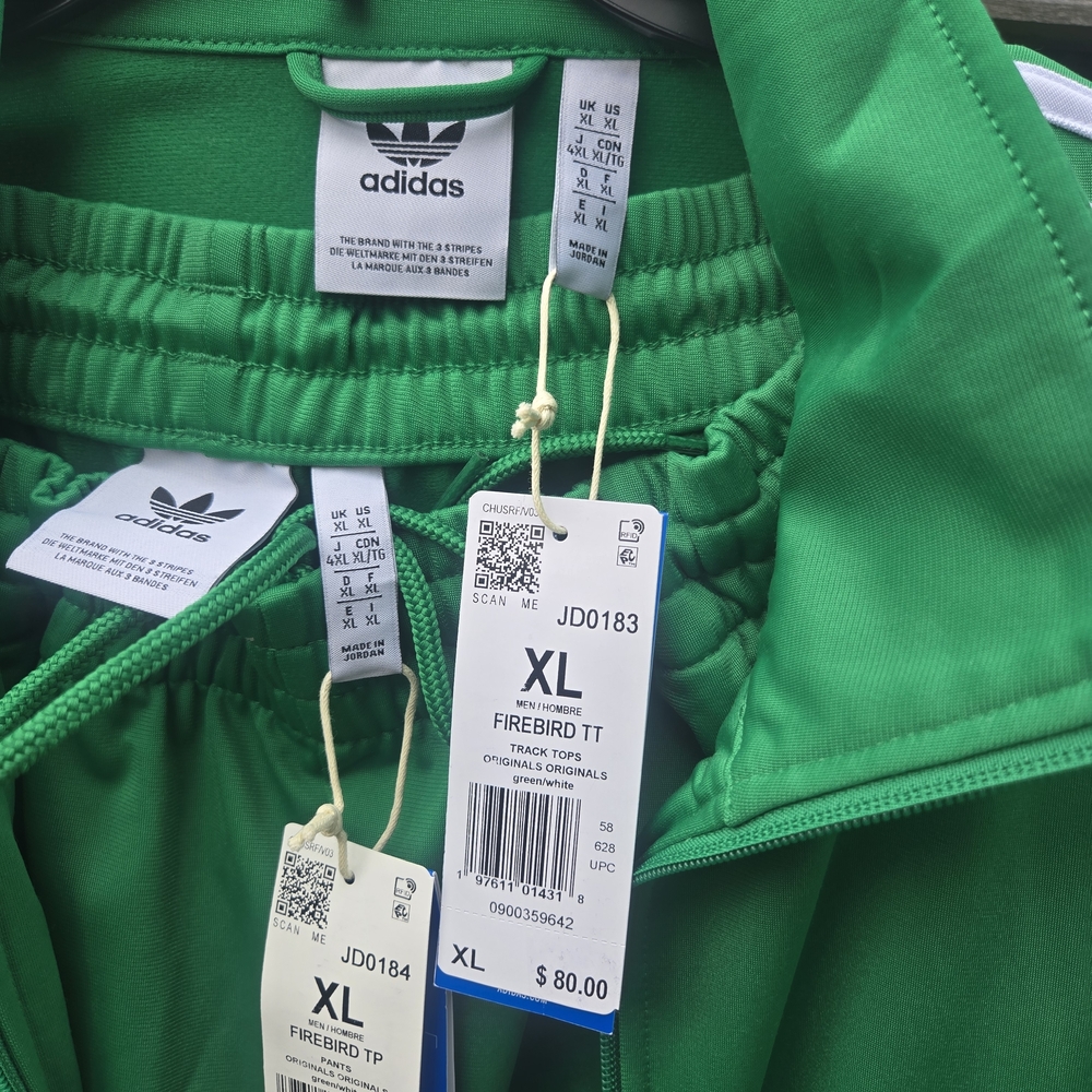 Adidas, Vibrant Green Zip-Up Jacket. - Picture 6 of 8